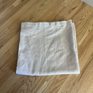 Soho Loft Shower Curtain beige arches bohemian home goods retro metallic neutral